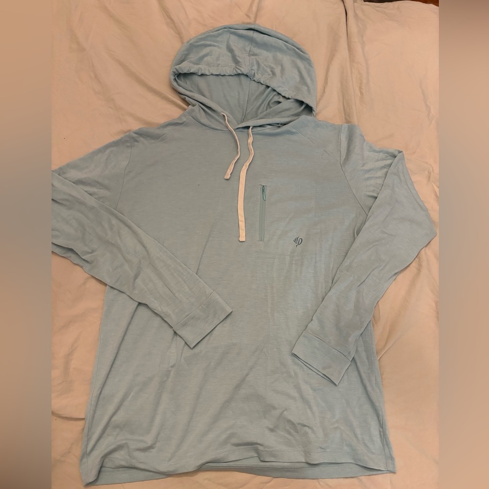 Light Blue Lightweight Hoodie